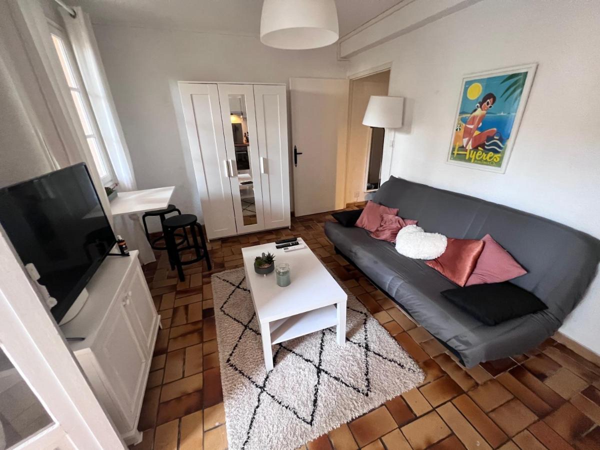 Sympathique Studio En Rez De Jardin Dans Residence Hyeres Ngoại thất bức ảnh